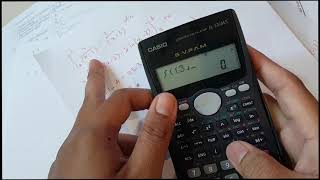 How to find integration using calculator Casio fx-570MS