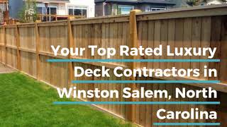 Deck Builder Winston Salem North Carolina 336-502-2646