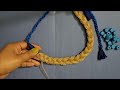 jute choker necklace jute jewelry simple easy to make very beautiful