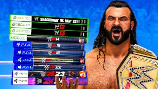 Winning a Title with Drew McIntyre in Every WWE Game!