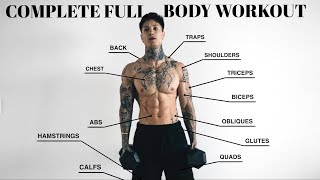 Complete 10 Min Full Body Workout | Dumbbells Only