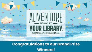 Summer Reading Challenge (2024) Grand Prize Winners