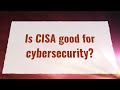 is cisa a good certification