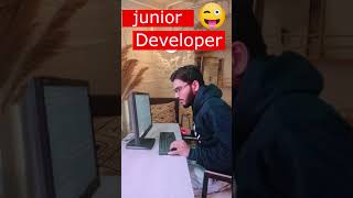 Senior VS Junior 😂 | Funny Developer | Short 🔥