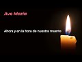 padre nuestro ave maría y gloria reza con nosotros