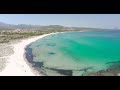 spiaggia di budoni bandiera blu e riconoscimento 5 vele 2022 4k sardegna world by drone