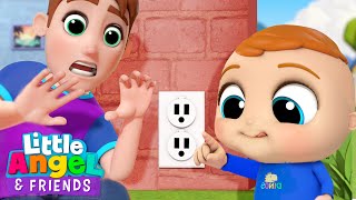 Watch Out For Dangers! | Don't Get Hurt Song | Little Angel And Friends Kid Songs