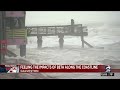 Portion of the 61 St. pier destroyed in Galveston