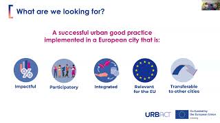 URBACT Call for Good Practices - online info session 23 May 2024