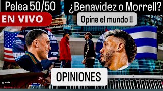 BENAVIDEZ VS MORRELL: BOXEADOR CUBANO PIENSA QUE GANA BENAVIDEZ Y DOS ENTRENADORES VAN POR MORRELL.