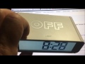 Smart On/Off digital alarm clock review