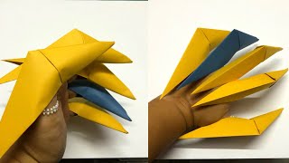 How to make: Paper Claws (EASY) Origami (hobby)