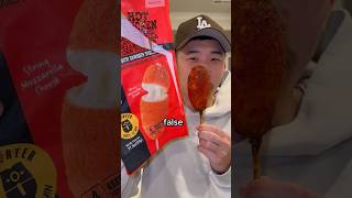 Hot Chicken Mozzarella Corn Dog #corndog #hmart #koreanfood #hotchicken #spicy #spicyfood