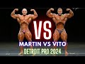 Martin Fitzwater vs Good Vito | Top 2? | Detroit Pro 2024 #DetroitPro #mrolympia2024 #ifbbpro