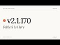 Claude Code v2.1.170 — Fable 5 Is Here