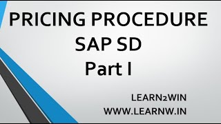 pricing procedure in sap sd | calculation schema in sap | condition technique #learn2win #sapsd #sap