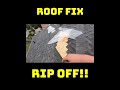 400$ roof repair scam constructionfails roofingfail