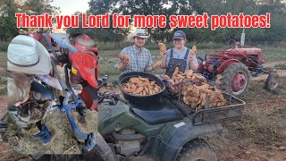 Sweet Potato Harvest || FARMALL BREAK DOWN || Part 2