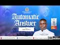 AUTOMATIC ANSWER | JUNE 2026 EDITION | PROPHET/EVANG. HEZEKIAH OLADEJI BROADCAST