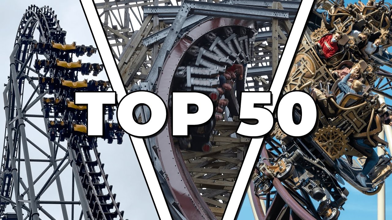 Top 50 Roller Coasters In The World (2023) - YouTube