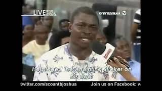 Catchy experience testimonies   in SCOAN T B Joshua healing and delivery  prophesy prayers