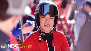 Red-hot Lara Gut-Behrami sweeps both downhills in Crans Montana; Suter clinches Globe | NBC Sports
