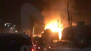 Взрыв «газовой АЗС» в Челябинской области в Саткинском районе