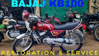 BAJAJ KB100 FULL RESTORATION, SPARES \u0026 SERVICE  IN CHENNAI | Vintage Mechanic Mani | ARK Diaries