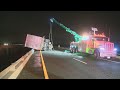 VIDEO | Semi-trailer truck overturns on California highway due to high winds