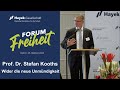 Forum Freiheit 2024, Eröffnung Prof. Dr. Stefan Kooths 