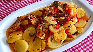 Patatas a lo Pobre - deliciosas y fáciles de preparar (A mi manera)