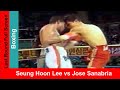 Seung Hoon Lee vs Jose Sanabria, Widescreen Match Highlights, Boxing Title Fight