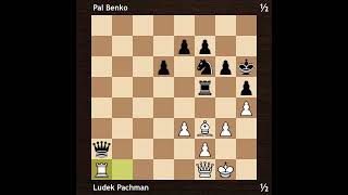 Ludek Pachman vs Pal Benko | Amsterdam Interzonal 1964 | Round 15