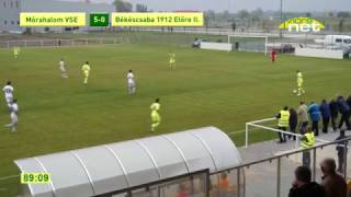 2016.10.16. Mórahalom - Békéscsaba II. 6-0, Magyar György gólja (6-0)