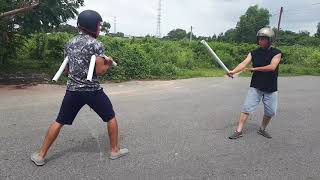 Fighting: arnis vs nunchaku (2)