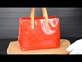 ilovekawaii c01629 louis vuitton red vernis reade pm tote bag m91088