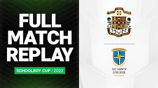 Schoolboy Cup 2022 | Holy Cross College v All Saints Maitland | Match Replay | Round 1