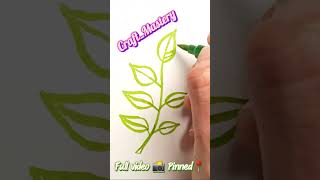 #Satisfying #Markers🖍️ #Art 🎨 ! Everyone can #Draw ✏️ #Easy #Leaves 🌿 TryThis #shorts #howto #trend