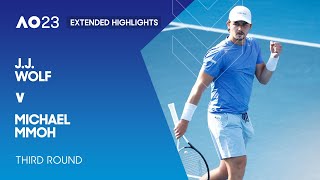 J.J. Wolf v Michael Mmoh Extended Highlights | Australian Open 2023 Third Round
