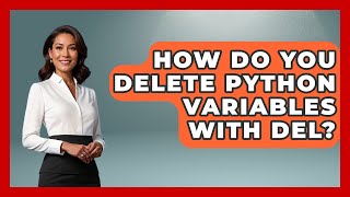 How Do You Delete Python Variables With Del? - Python Code School