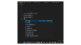 Remove All Elements from an Array using pop() Method in JavaScript || JS Array Manipulation || Short