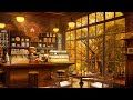 Warm Jazz Music for Study, Unwind in Autumn Coffee Shop Ambience ~ Smooth Jazz Piano Instrumental