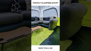 Luxurious Glamping Tent #shorts