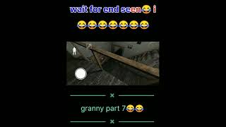 wait for end seen😂😂😂#granny #granny3 #horror#short #shorts