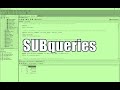 How to code with Subqueries