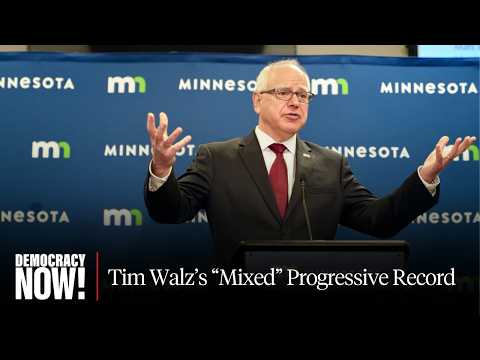 El vicepresidente elegido de Tim Walz destaca el apoyo a sus posturas progresistas