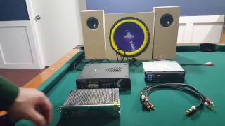 DIY - How to Hook up a Car Stereo, amp & subwoofer in house