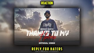 EMIWAY THANKS TO MY HATERS | REACTION |