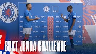 BOXT JENGA CHALLENGE | Cyriel Dessers and Rabbi Matondo