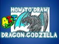 How to Draw DRAGON GODZILLA!!!
